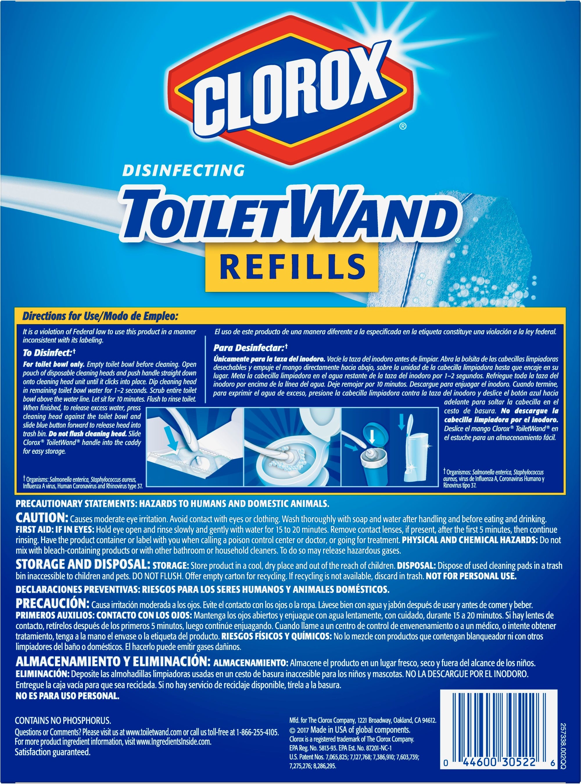 ToiletWand Disinfecting Refills, Disposable Wand Heads - 20 Count